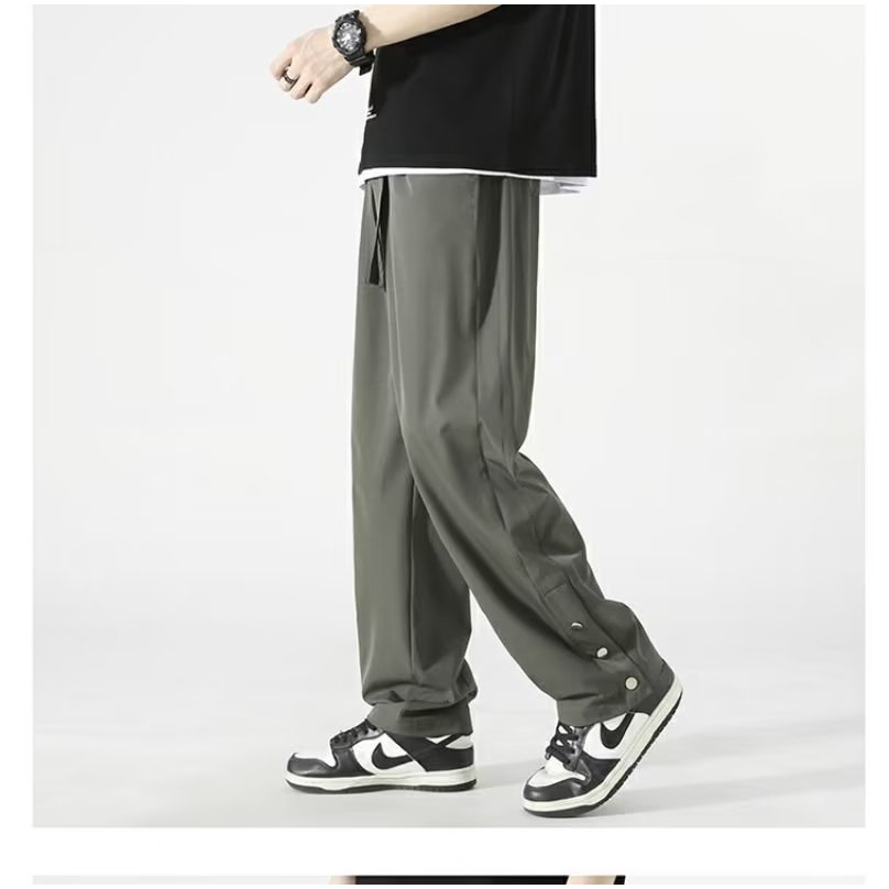 Quần Dài Ống Rộng Phong Cách Mỹ Thời Trang Mùa Hè Dành Cho Nam
