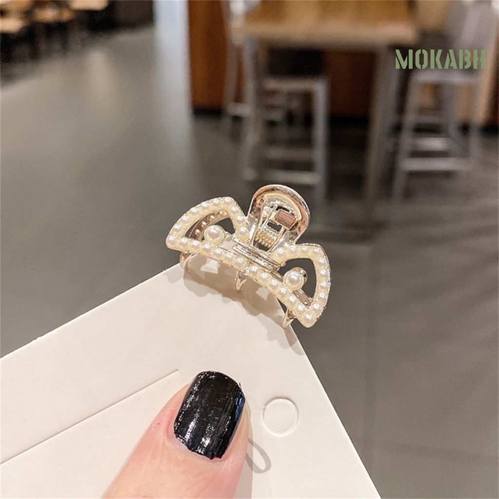 Kẹp Tóc Mini Đính Ngọc Trai Giả Kiểu Dáng Đơn Giản Xinh Xắn