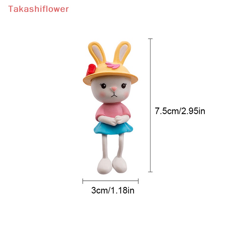 Bộ 4 Chân Treo Trang Trí Nội Thất Xe Hơi Hình Thỏ Xinh Xắn