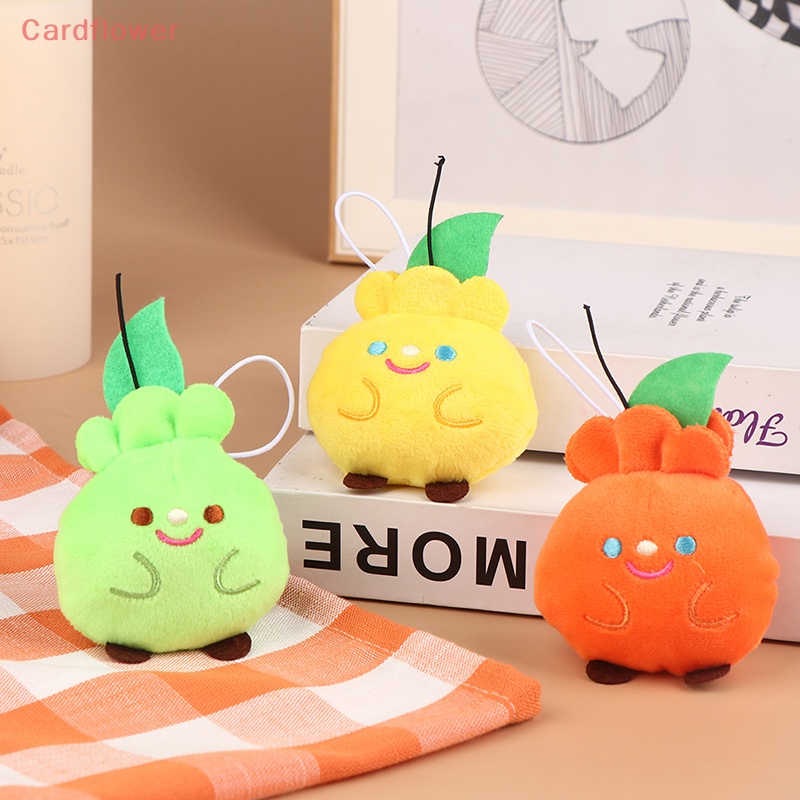 1 Búp Bê Nhồi Bông Hình Trái Cây Đáng Yêu Trang Trí Ba Lô / Móc Khóa Mới