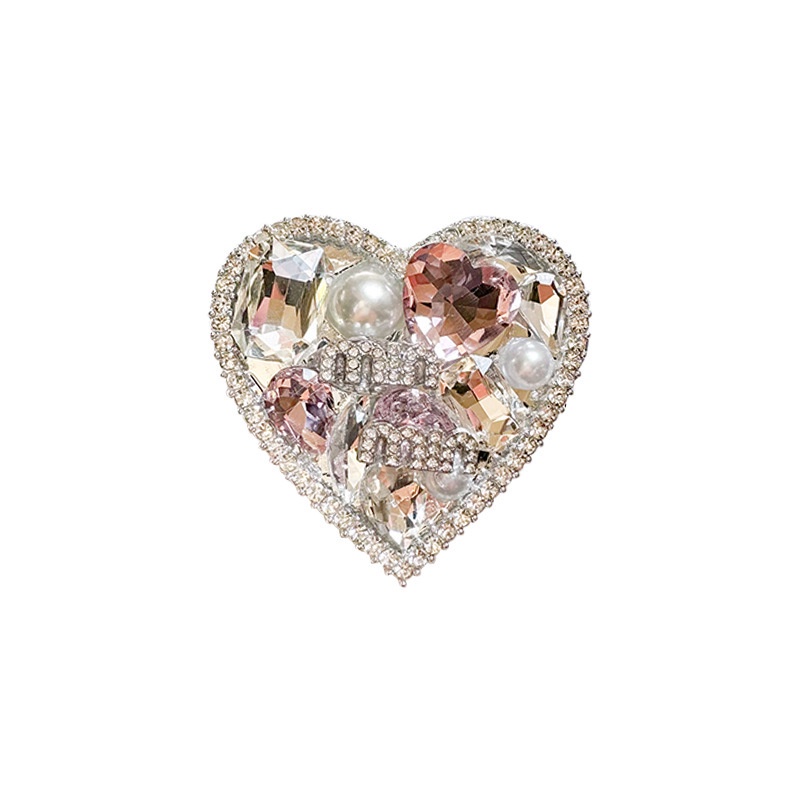 Giá Đỡ Điện Thoại Màu Bạc Hình Trái Tim 3d