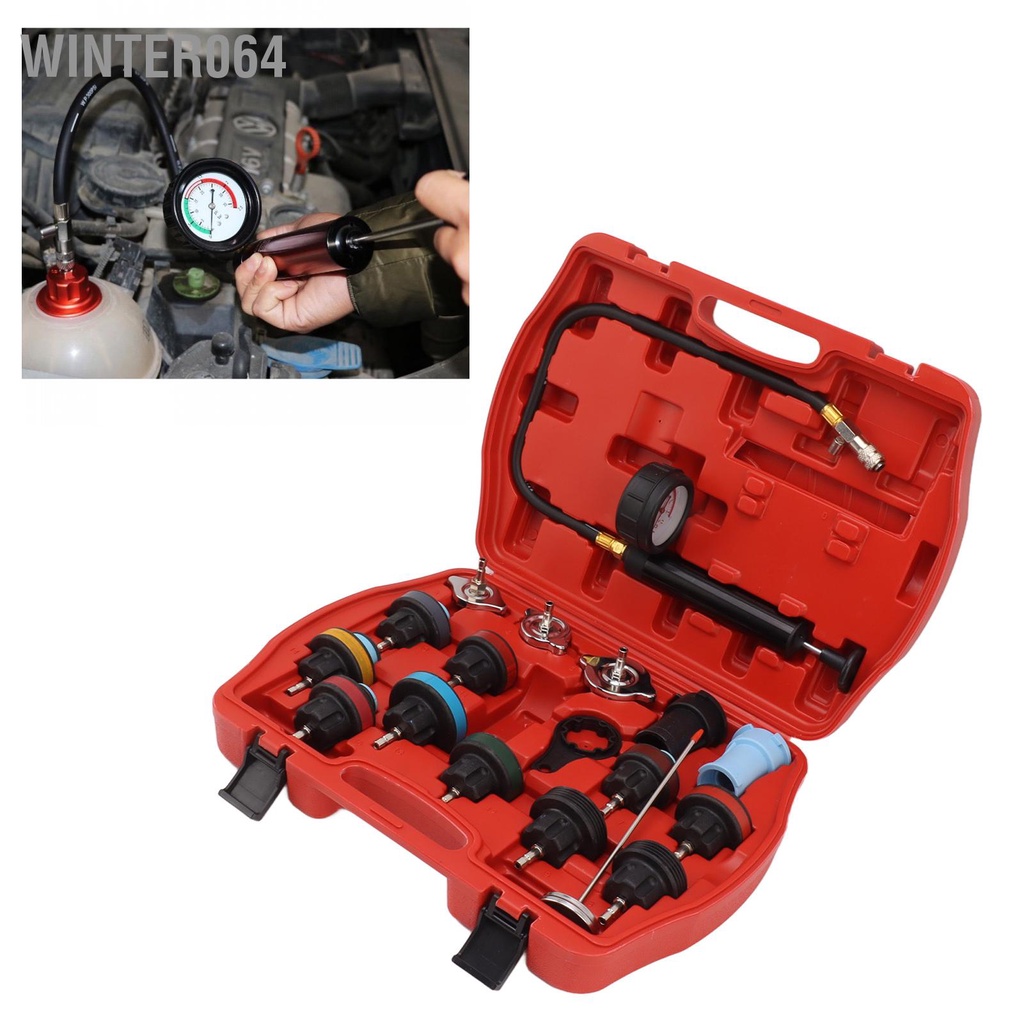 Winter064 18 Chiếc Tản Nhiệt Áp Bộ Chống Rỉ Sét Sốc Lão Hóa Tự Động Kiểm Tra Rò Thay Thế Cho Xe Ford