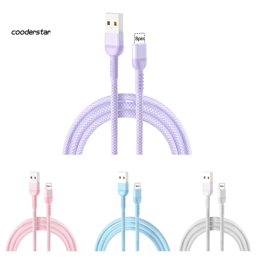 Dây Cáp Sạc Bện Nylon Dài 2M Cho Gia Đình