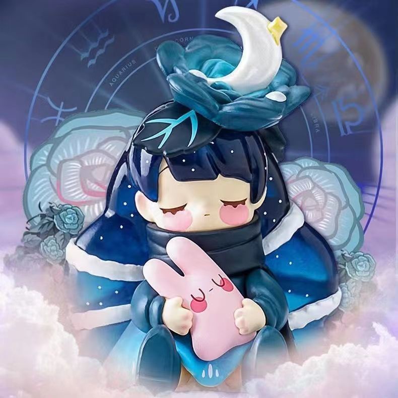 Mô Hình Búp Bê Ngôn Ngữ Hoa Cung Hoàng Đạo Trang Trí Bàn Làm Việc