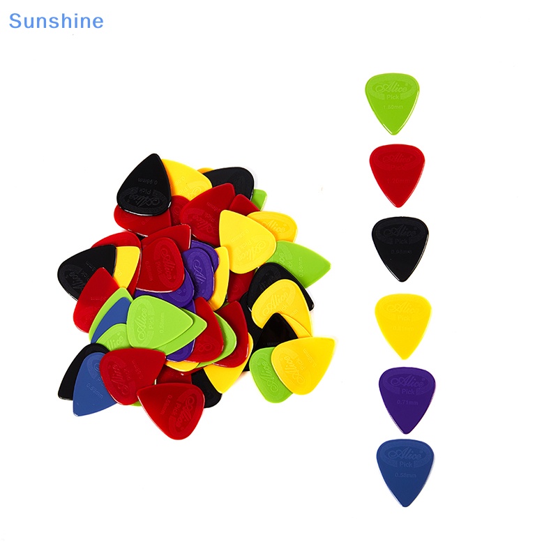 Set 10 Miếng Gảy Đàn Bằng Nylon Chống Trượt Cho Guitar Điện