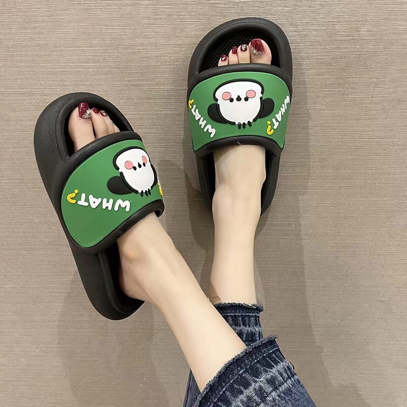 Dép Bánh Mì Đế Dày Chống Trượt Thiết Kế Dễ Thương Dành Cho Nữ