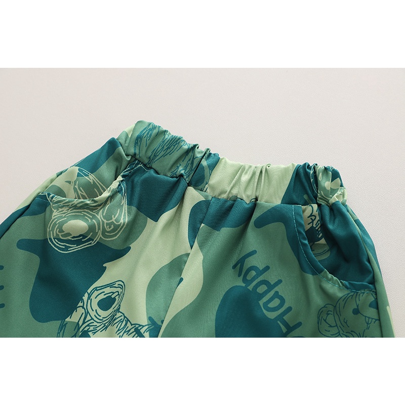 Áo Sơ Mi Họa Tiết Hoa Phong Cách Mùa Hè Thời Trang Cho Bé Trai