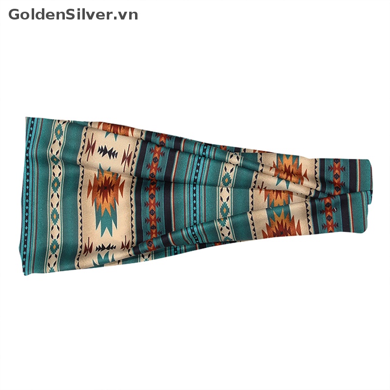 Băng Đô Thể Thao Bản Rộng Màu Bạc 3D Co Giãn Thấm Hút Mồ Hôi