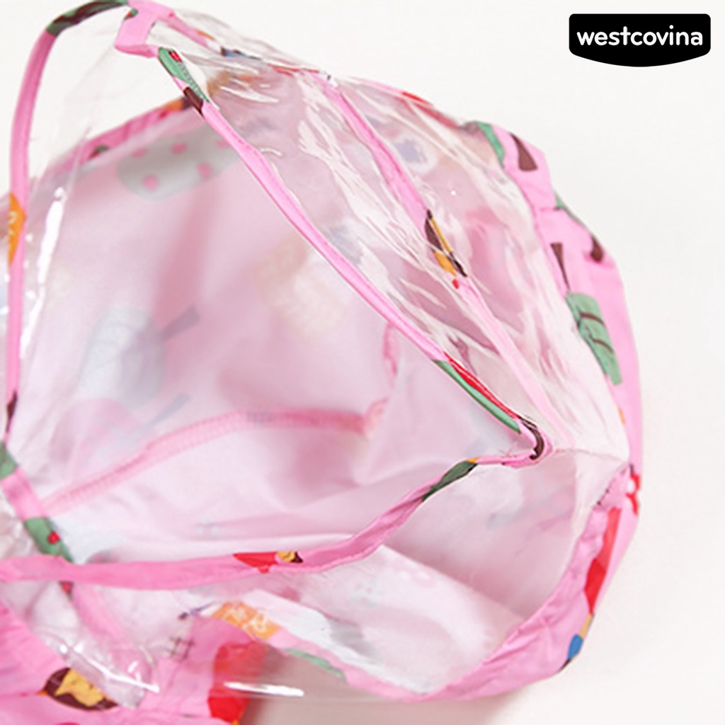 [COD]☁Áo Mưa Liền Thân Áo liền quần Chống Thấm Nước In Họa Tiết Hoạt Hình Dễ Thương Cho Bé Trai / Gái