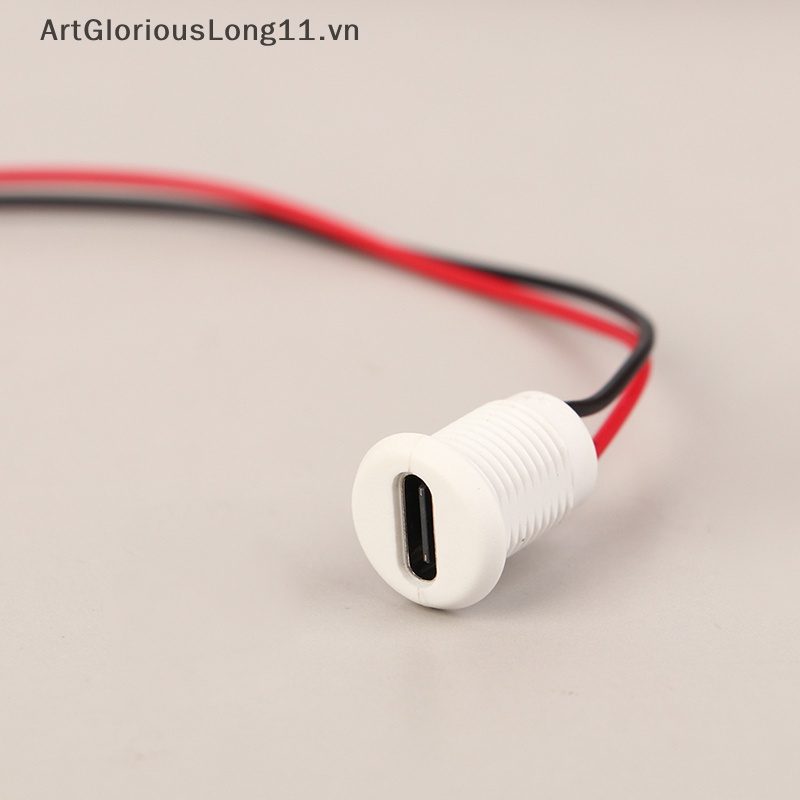 Set 1 / 5 Đầu Nối USB Type-C Chống Nước Kèm Đai Ốc TPC Sạc Nhanh