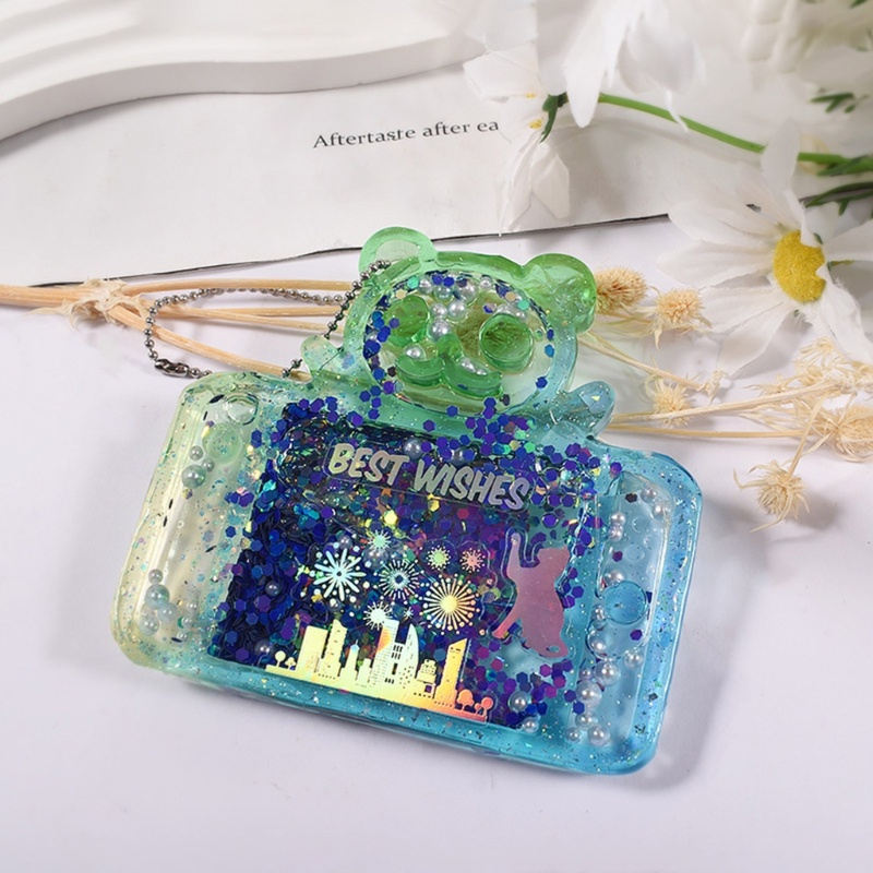 Khuôn Làm Móc Khóa / Điện Thoại Bằng Silicon Hình Gấu / Mèo Lắc Bằng Resin Thủ Công Dễ Sử Dụng