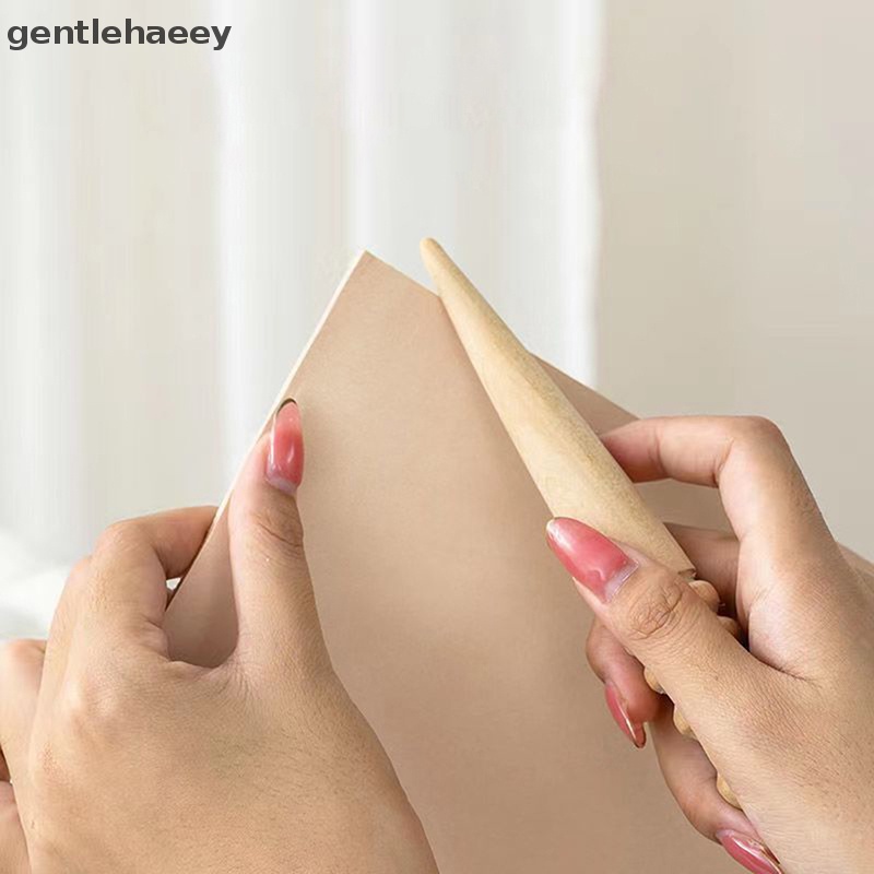 Dụng Cụ Đánh Bóng Cạnh Đồ Da Bằng Gỗ Trơn Chuyên Dụng