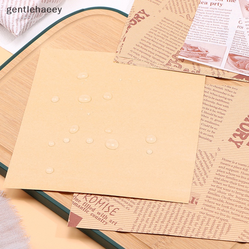 Set 100 Túi Giấy Đựng Bánh Mì / Hamburger Chống Mỡ Tiện Dụng