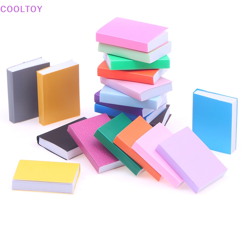 Set 4 Mô Hình Cuốn Sách Mini Trang Trí Nhà Búp Bê