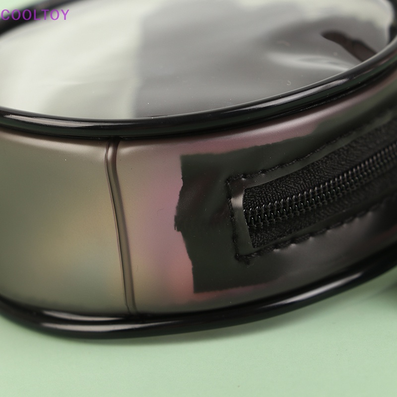 Cooltoy Hộp Đựng Búp Bê Bằng PVC Trong Suốt Hình Tròn Chống Bụi Có Khóa Kéo Trưng Bày