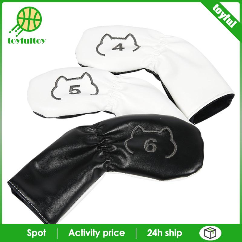 Set 9 Vỏ Bọc Đầu Gậy Đánh Golf Thể Thao Ngoài Trời