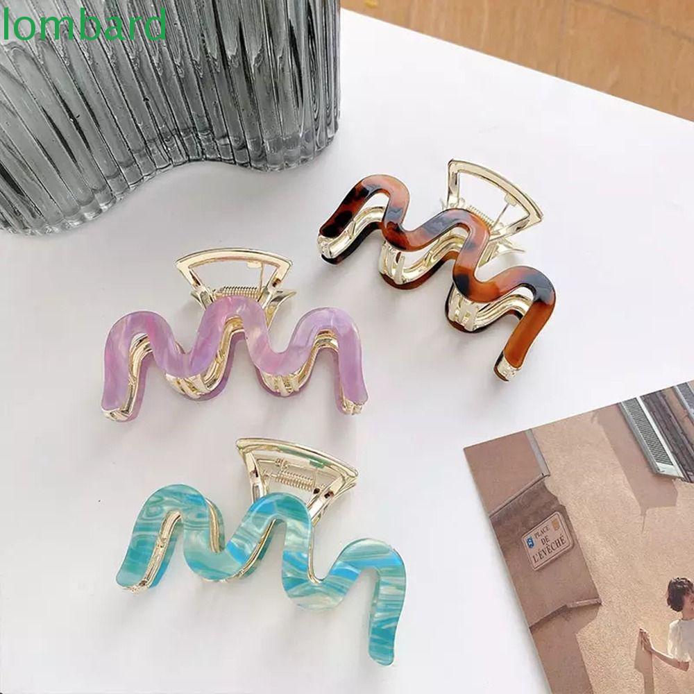 Kẹp Tóc Đuôi Ngựa Hình Chữ M Axit Acetic Ngọt Ngào Đơn Giản Cho Nữ