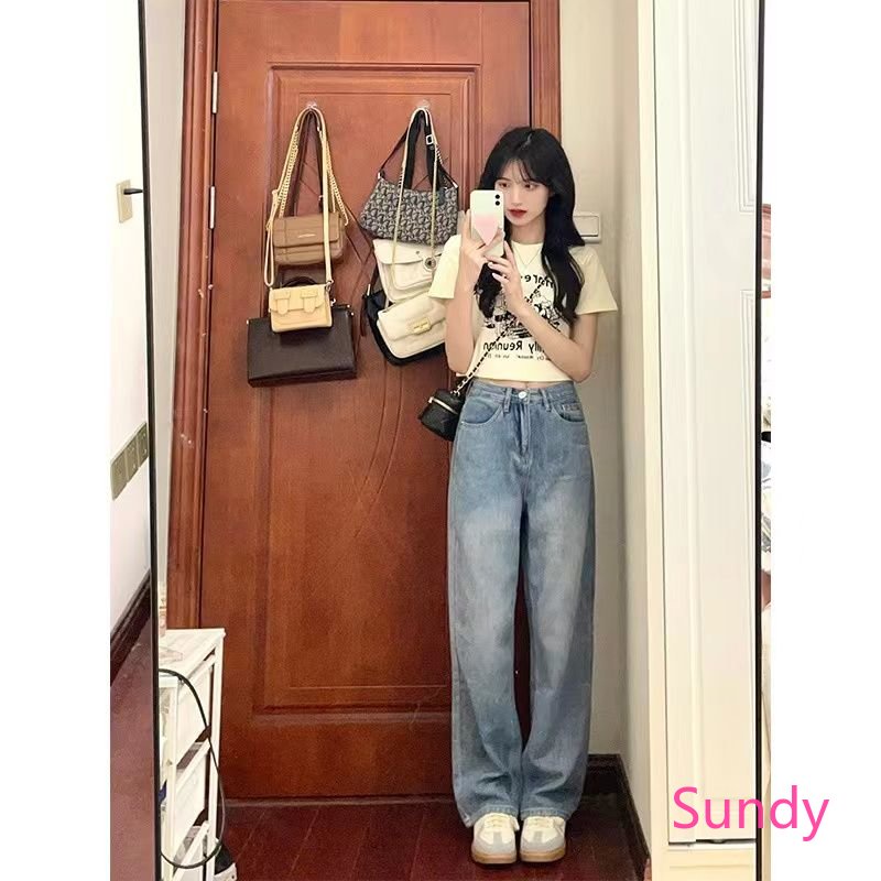 Áo Thun Cổ Tròn Dáng Rộng In Họa Tiết Thời Trang Mùa Hè Dành Cho Nữ Có Size Lớn