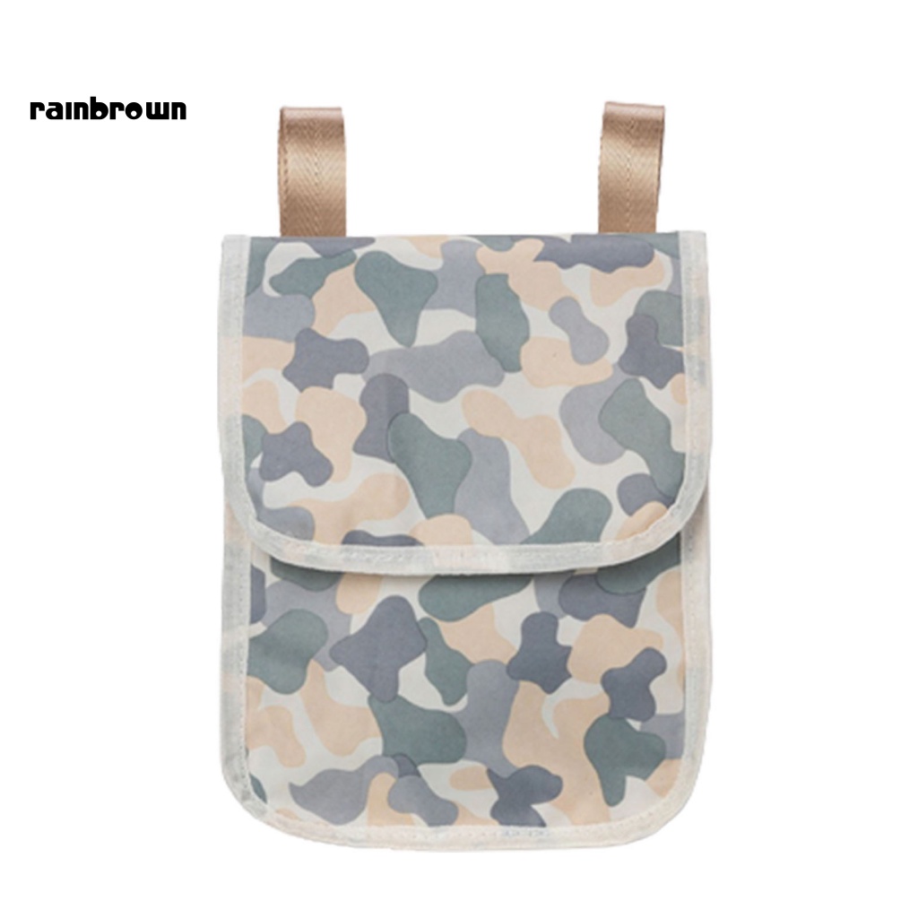 &lt; Rainbrown &gt; Túi Đựng Điện Thoại Di Động Hai Lớp Chống Thấm Nước Có Nút Nhấn Gắn Ghi Đông Xe Đạp