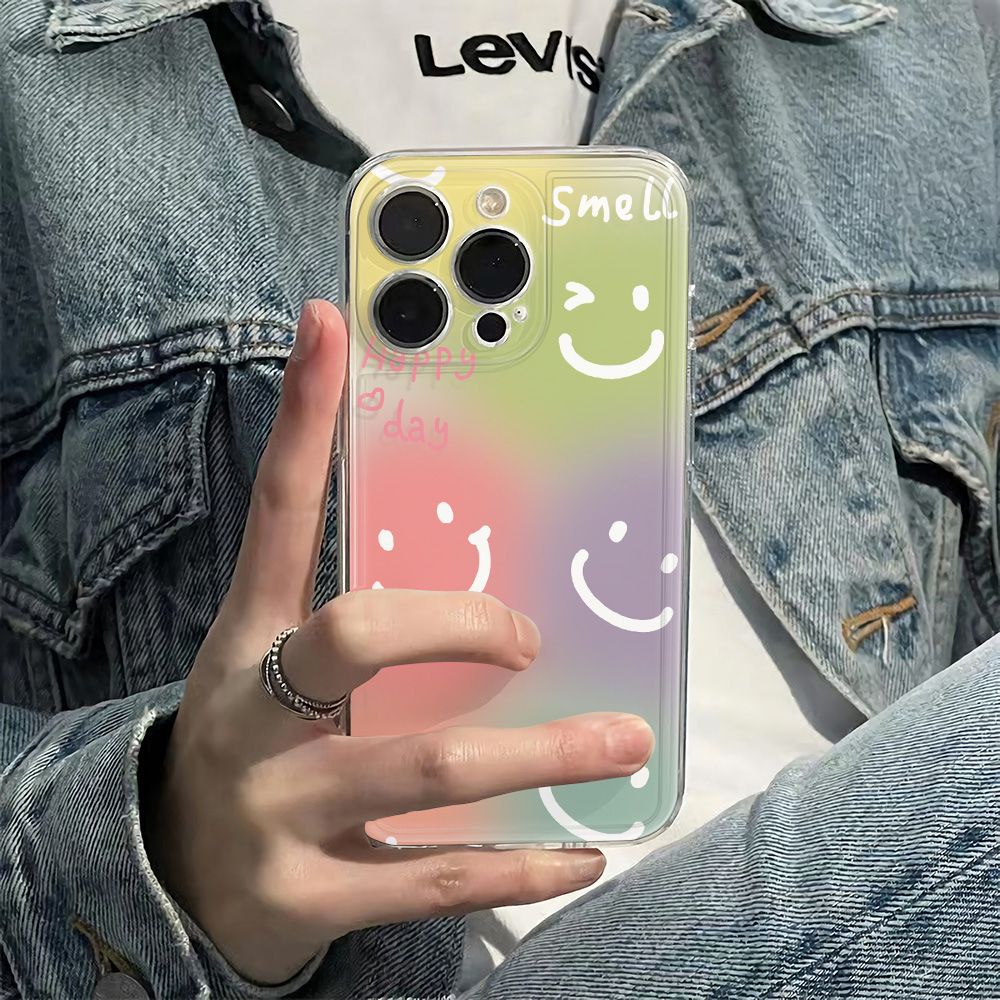 ✅Ốp Điện Thoại Mềm Chống Sốc Màu Sắc Đơn Giản Cho iPhone12 14proplus 1311Max6In78