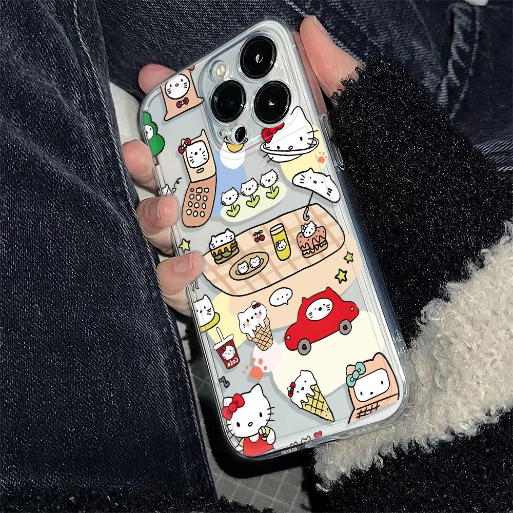 ✅Ốp Điện Thoại Mềm Chống Sốc Hình Đầu Mèo Cho Apple Iphone max14pro 11 13 plus 12 786ins UUC0