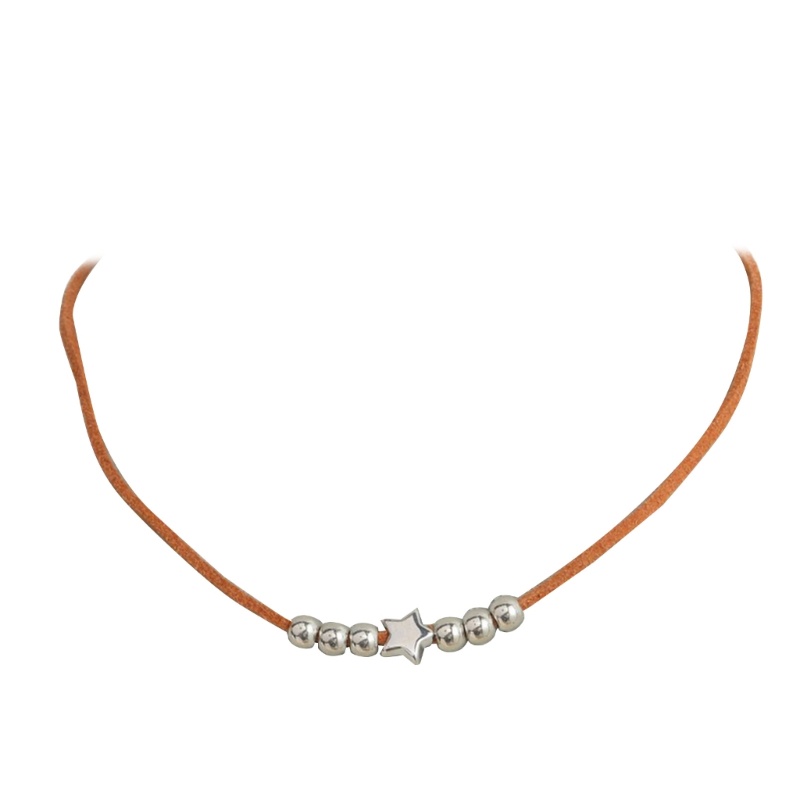 Vòng Cổ Choker Chất Liệu Da Màu Đen Họa Tiết Hình Học Phong Cách Gothic Punk