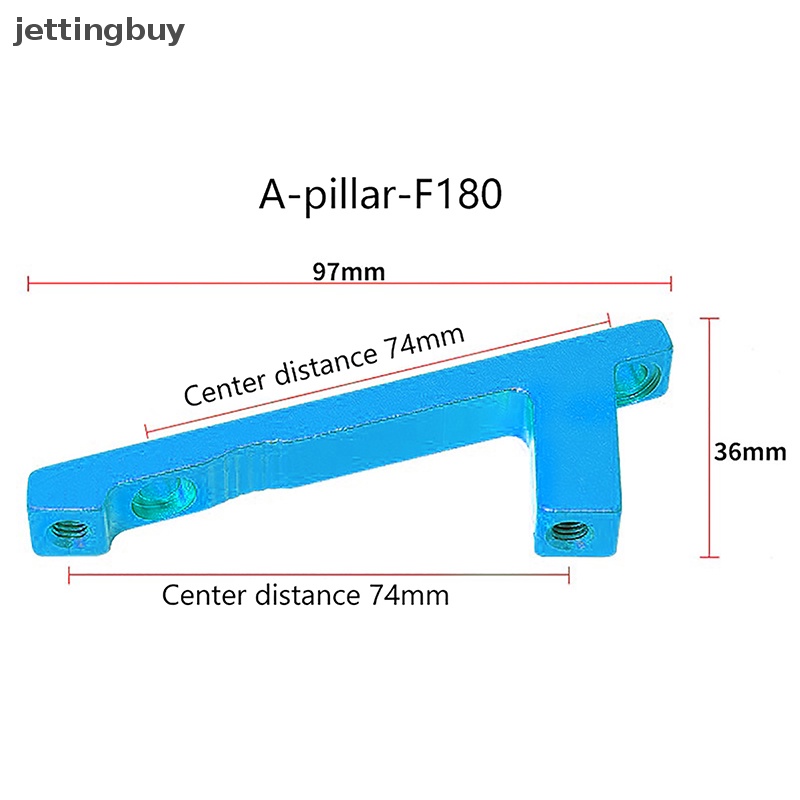 Bộ Chuyển Đổi Đĩa Phanh Trước / Sau 180mm 203mm IS / PM Bằng Hợp Kim Nhôm Cho Xe Đạp Leo Núi