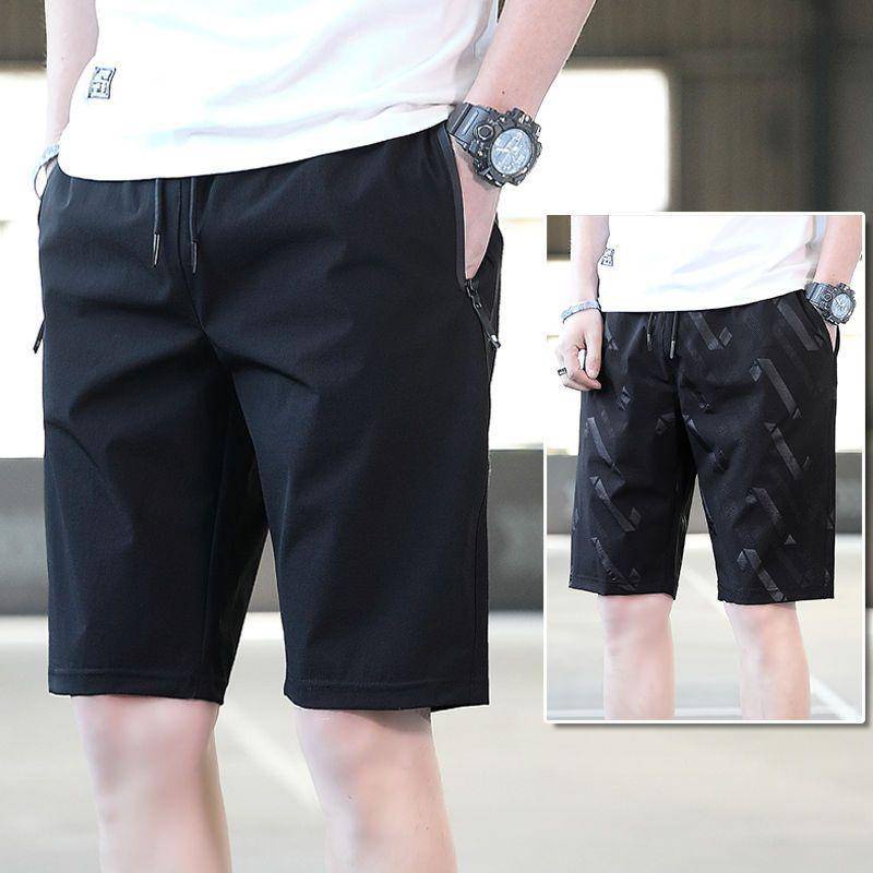 Quần Short Thể Thao Dáng Rộng Chất Lụa Lạnh Nhanh Khô Thời Trang Mùa Hè Cho Nam 522
