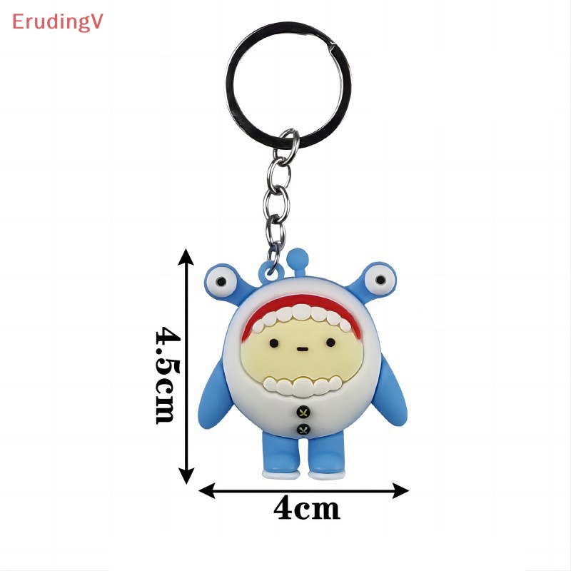 [ErudingV] Móc Khóa Búp Bê Nữ Hoạt Hình Bằng Silicon Dễ Thương [Mới]