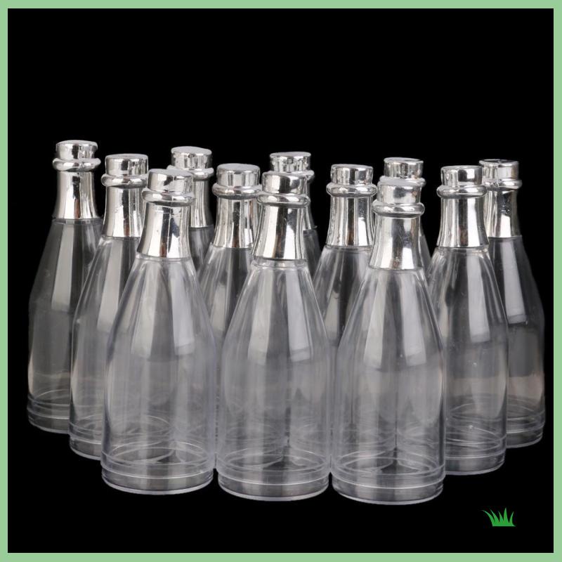 Bộ 12 Lọ Đựng Kẹo Trong Suốt Dùng Cho Tiệc Tùng / Nhà Tắm