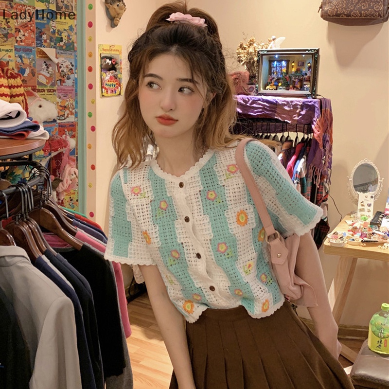 Áo Dệt Kim Sát Nách Thêu Họa Tiết Thổ Cẩm Kiểu Vintage Thời Trang Mùa Hè Cho Nữ
