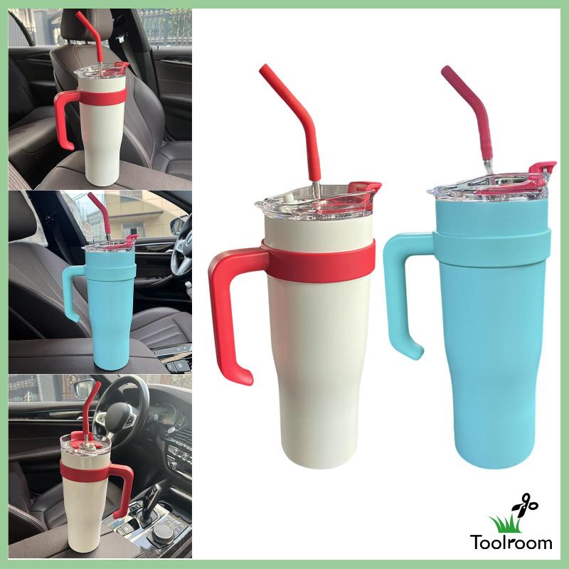 Cốc Đựng Cà Phê Cách Nhiệt Kèm Ống Hút Và Nắp Đậy Cho Xe Hơi / Du Lịch