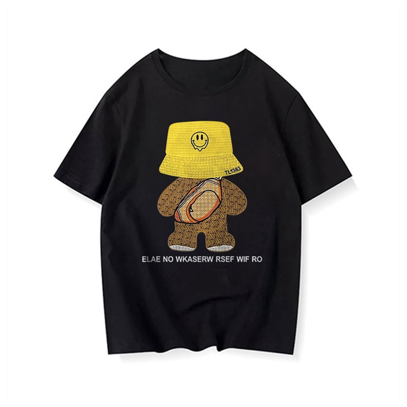 NRVP Áo Thun 100% Cotton Tay Ngắn Phong Cách Hàn Quốc Mới