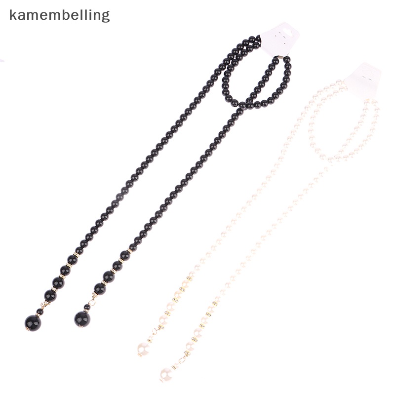 Thắt Lưng Dây Xích Kim Loại Đính Ngọc Trai Thanh Lịch Cho Nữ