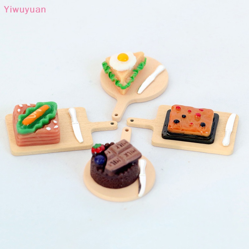 2 Thớt Gỗ Đồ Chơi Cho Nhà Búp Bê 1 / 12 Mới