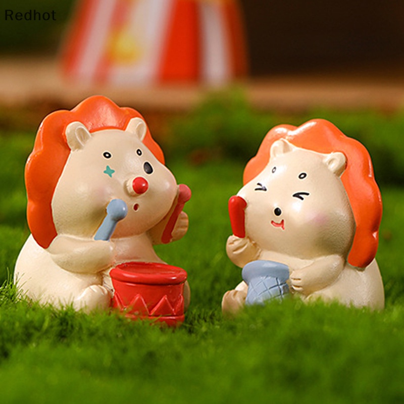 &lt; Redhot &gt; Mô Hình Sư Tử Rạp Xiếc Mini Vui Nhộn Trang Trí Tiểu Cảnh Để Bàn Trang Trí Nội Thất