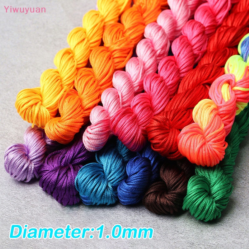Cuộn Dây Nylon 1.0mm Dài 24M Dùng Làm Vòng Tay Trang Sức Thủ Công Mới
