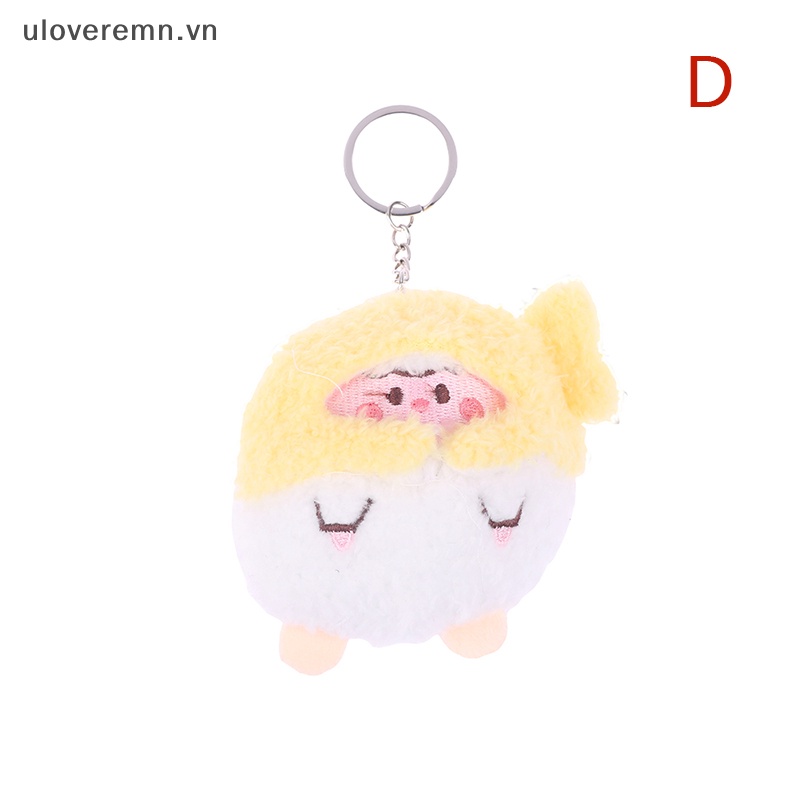 Búp Bê Nhồi Bông Hình Thỏ / Gà 10CM Mềm Mại Trang Trí Ba Lô / Móc Khóa