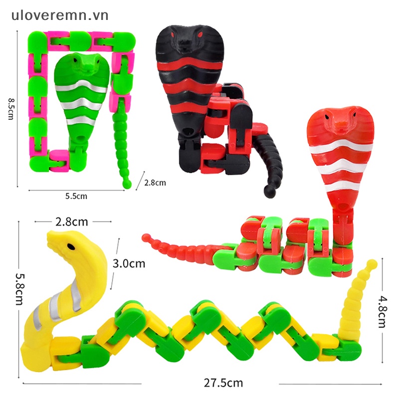 Uloveremn Set 2 Vòng Đeo Tay Dạng Chuỗi Rắn Cảm Biến Giảm Căng Thẳng