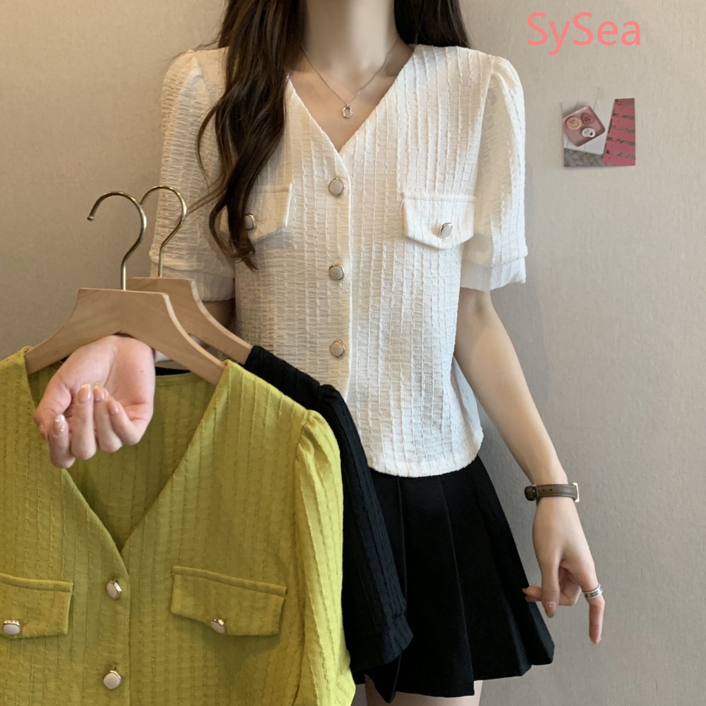 Áo Sơ Mi Plus Size Thời Trang Pháp Thanh Lịch Dành Cho Nữ