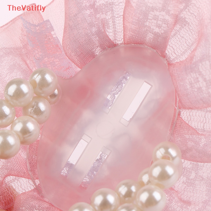 [Thevalifly] Set 2 Vòng Tay Ngọc Trai Co Giãn Làm Thủ Công Phụ Kiện Đám Cưới DIY