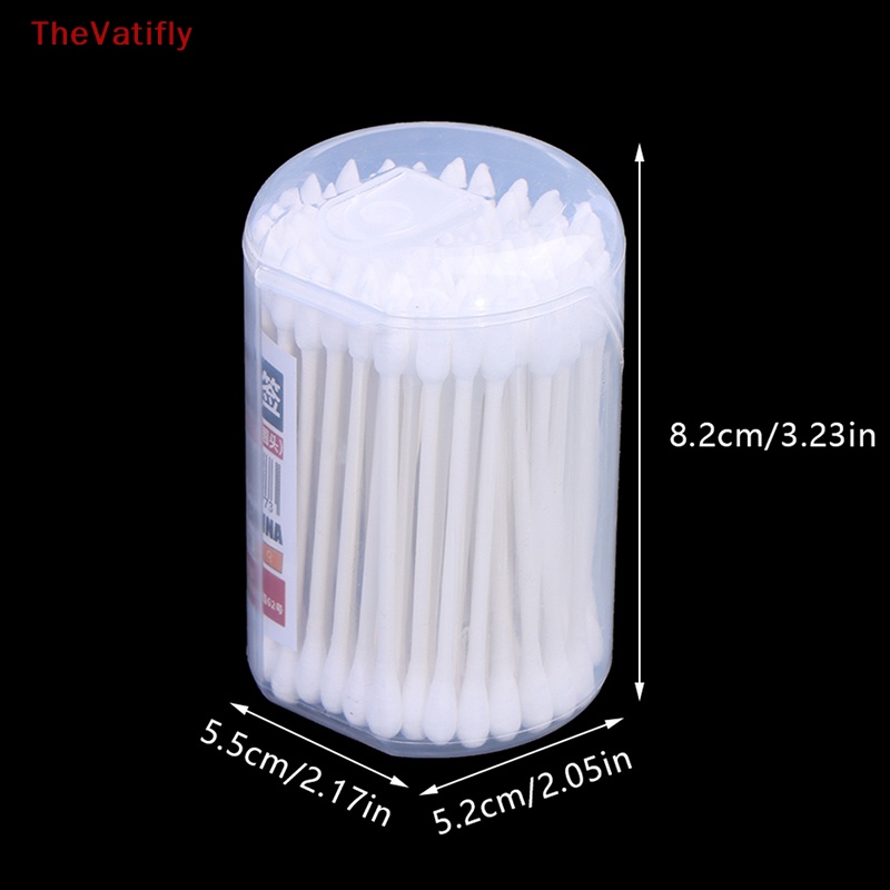 Bộ 100 Tăm Bông Cotton Hai Đầu Dùng Để Vệ Sinh Xe Hơi