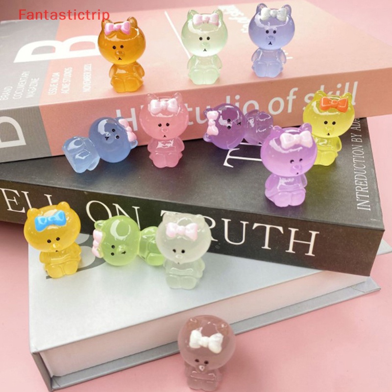 [Fantastictrip] Set 5 Mô Hình Búp Bê Mini Phát Sáng Trong Bóng Tối Trang Trí Tiểu Cảnh Craf Mới