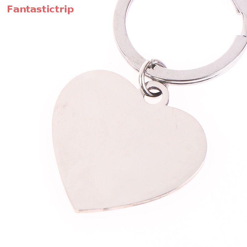 1 Móc Khóa Hình Trái Tim Bằng Thép Không Gỉ Dành Cho Mẹ