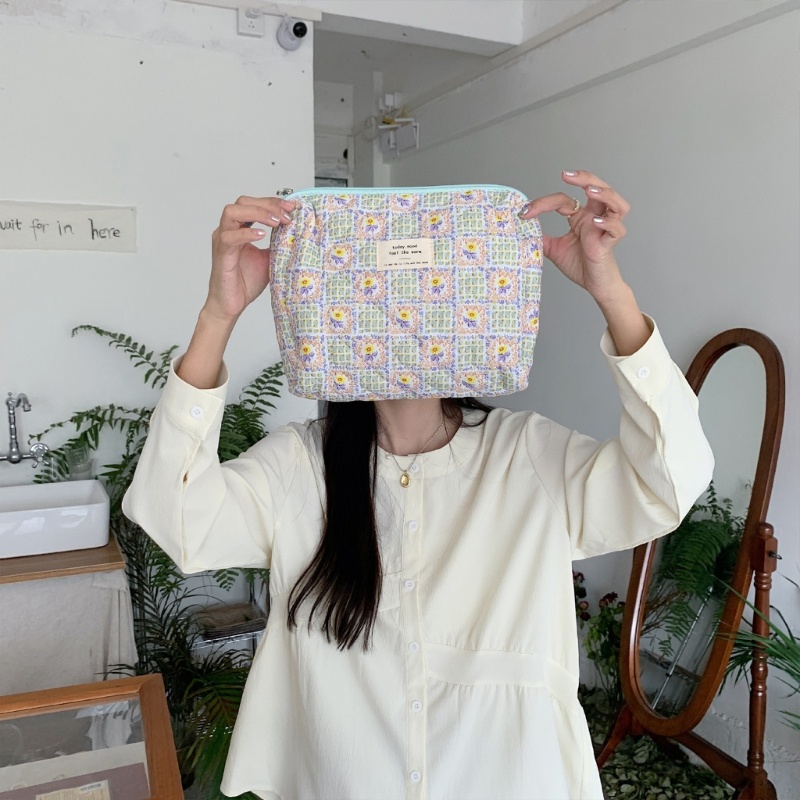 Túi Đựng Tã Em Bé / Đồ Dùng Kích Thước Lớn Có Khóa Kéo Tiện Dụng