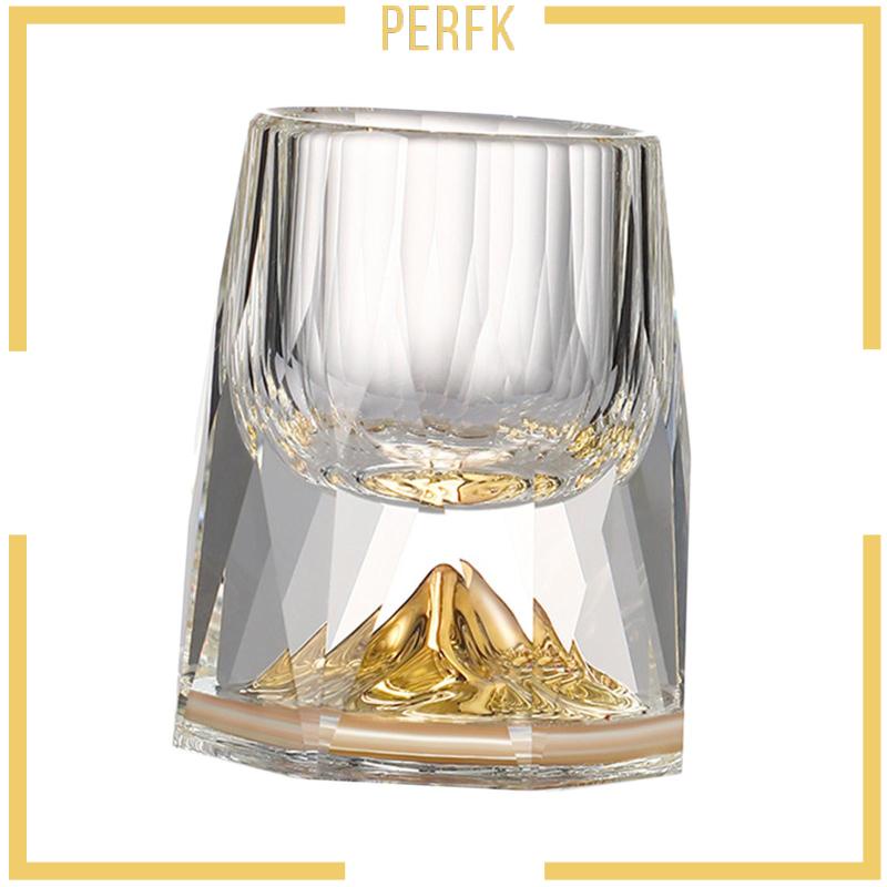 Bình Nước Thủy Tinh 15ml Thiết Kế Lá Vàng Phong Cách Trung Hoa