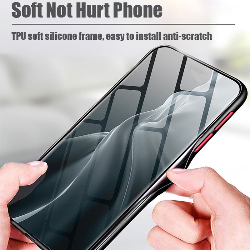 Ốp Điện Thoại Acrylic Nhám Chống Dầu Màu Tương Phản Cho Samsung S20 Plus ultra Note 20 FE ultra