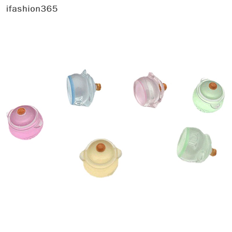 Bộ 2 Chậu Sữa Resin Mini Dạ Quang Trang Trí Bảng Điều Khiển Xe Hơi VN ifashion365 [ifashion365]