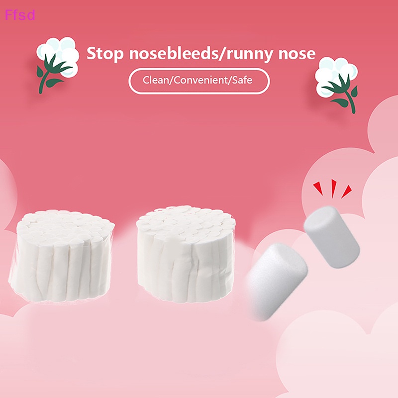 Bộ 100 Cuộn Vải Gạc Cotton Mềm Thấm Hút Cao {Ffsd}