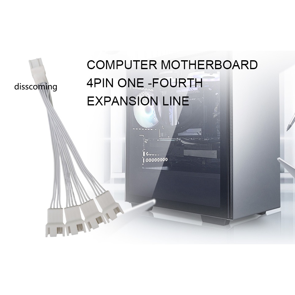 Băng Đô SL SL SL SL SL| Cáp Chia Quạt 4 Chiều Pwm Màu Đen Dài 15cm Đa Năng Tiện Dụng